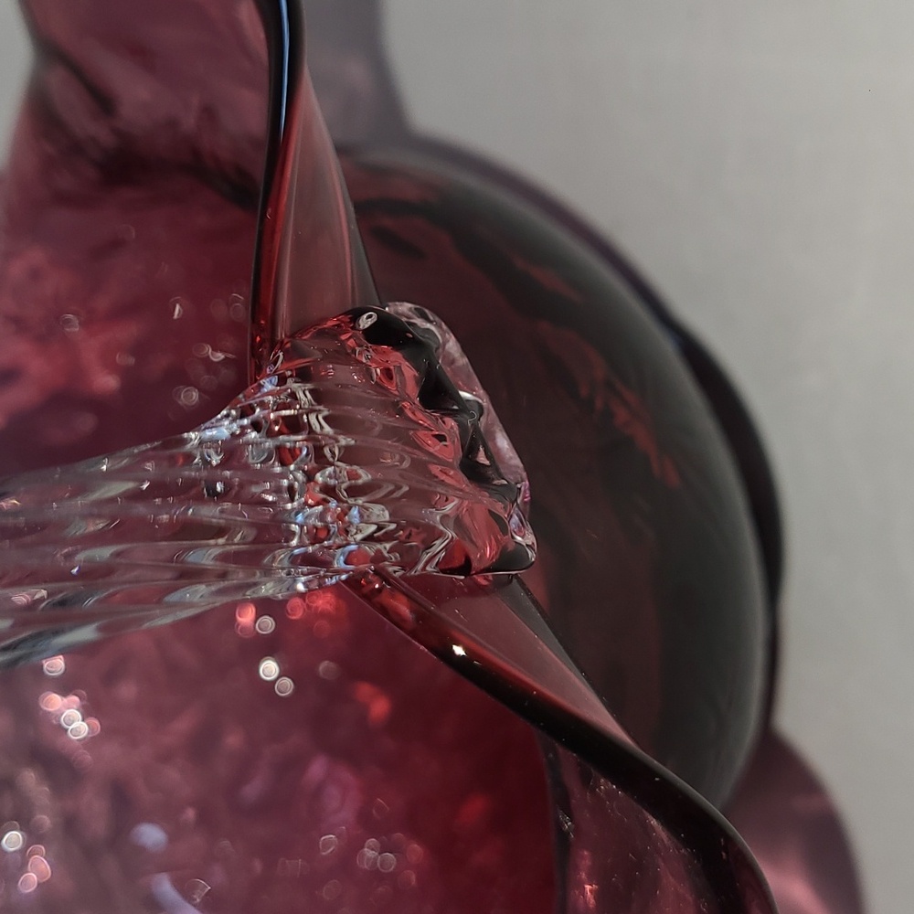 Vintage Pilgrim Glass Basket - Picture 6 of 9